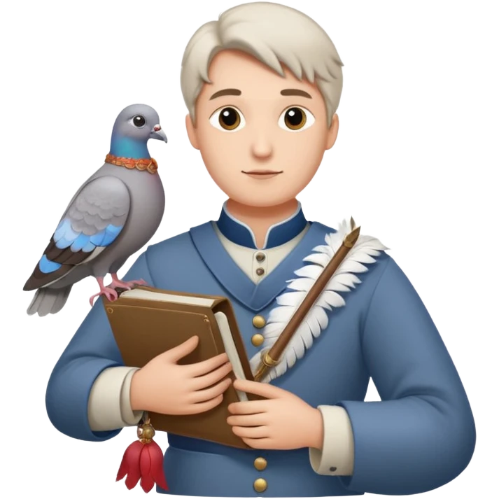 Fanfare as a lord has received a carrier pigeon from a fellow lord. Make sure to include the lord emoji