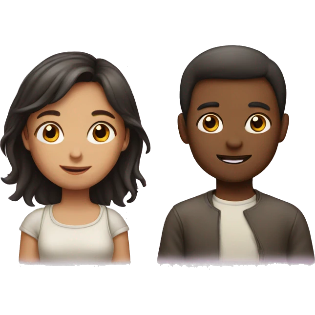 Girl and boy emoji