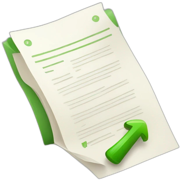 document with green checkmark emoji