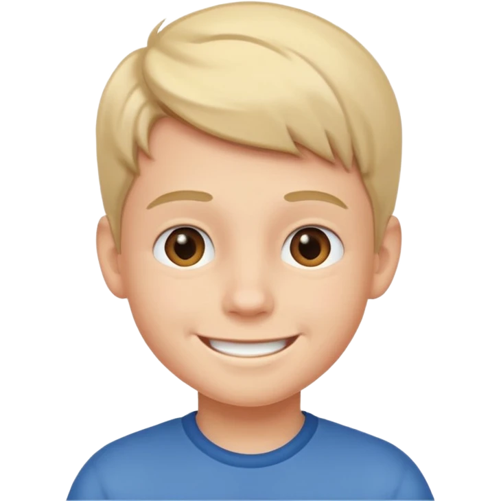 smiling male kid emoji