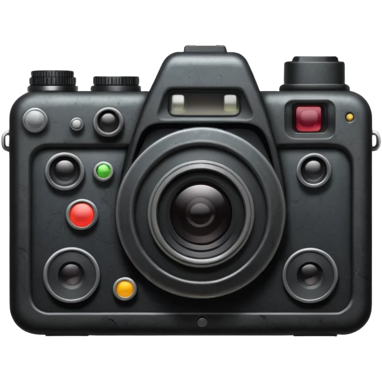 The camera has many buttons emoji