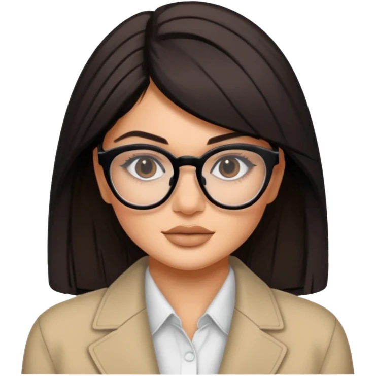 kylie jenner with glases emoji