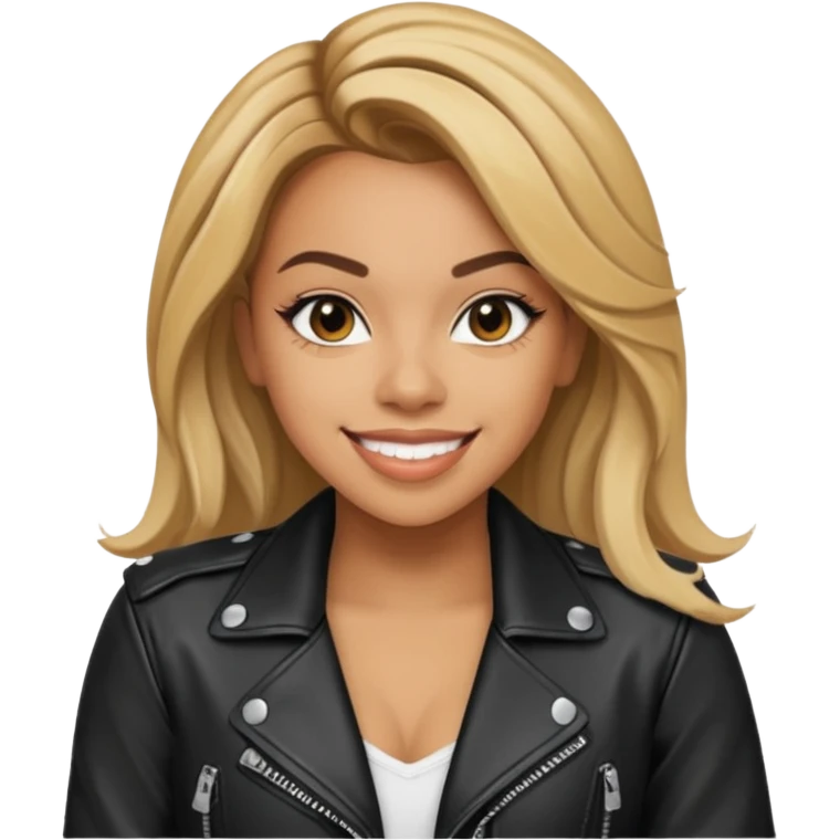 dinah jane wear leather jacket emoji
