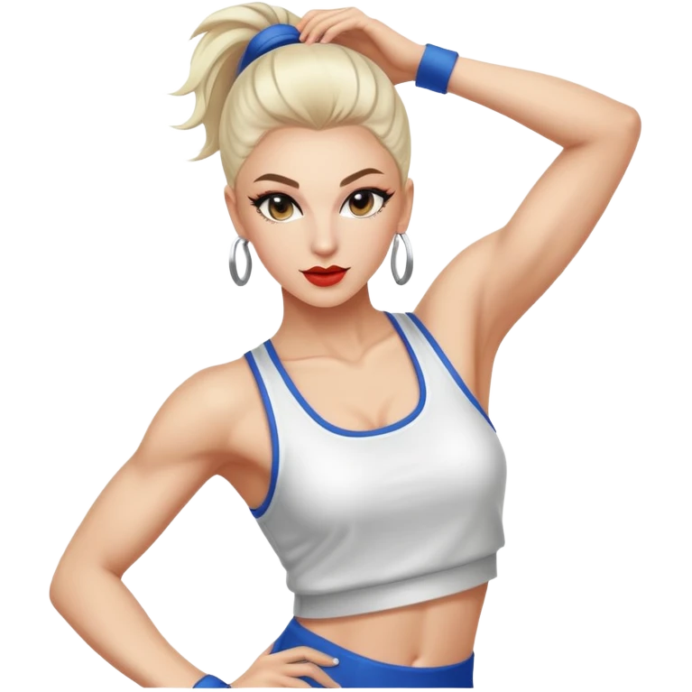white female hip-pop dancer emoji