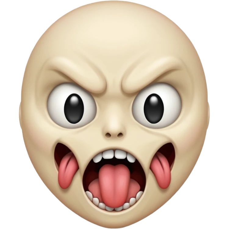 scp 096 with his tongue out emoji