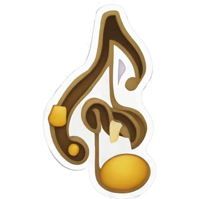music note sticker emoji