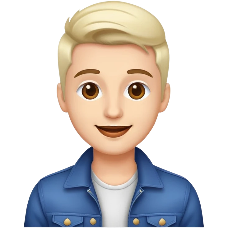 Happy Pop Music Singer dressed with style emoji