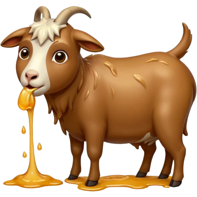Goat Vomiting  emoji