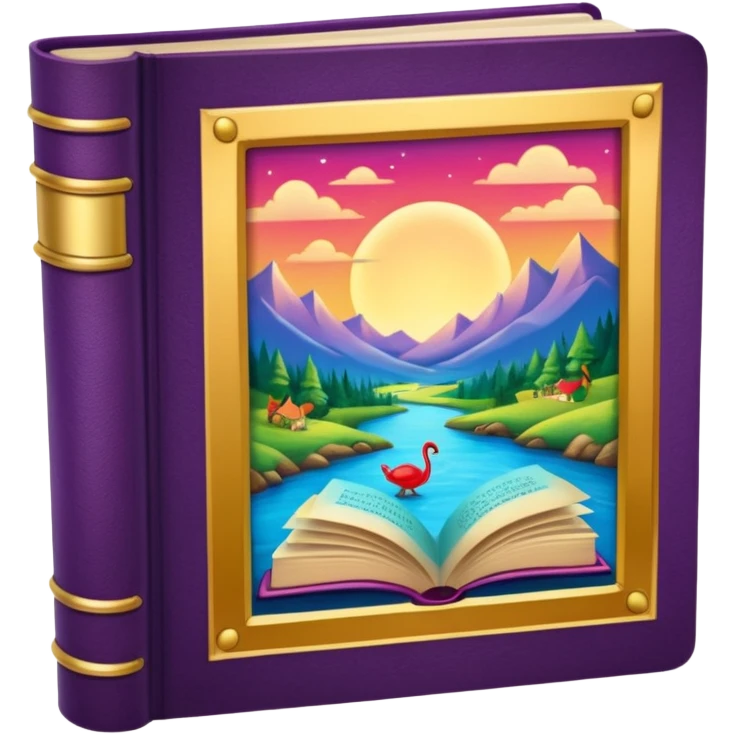 Fairytale book emoji