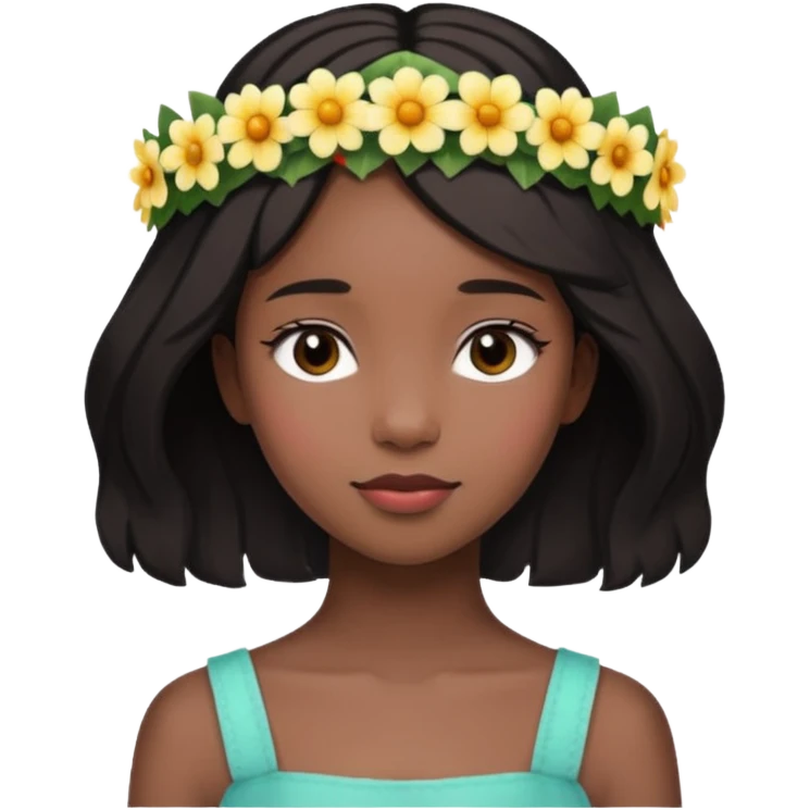 Envy - feeling of discontent at another's advantages or possessions - young plain girl looking sideways at a very pretty black girl  emoji