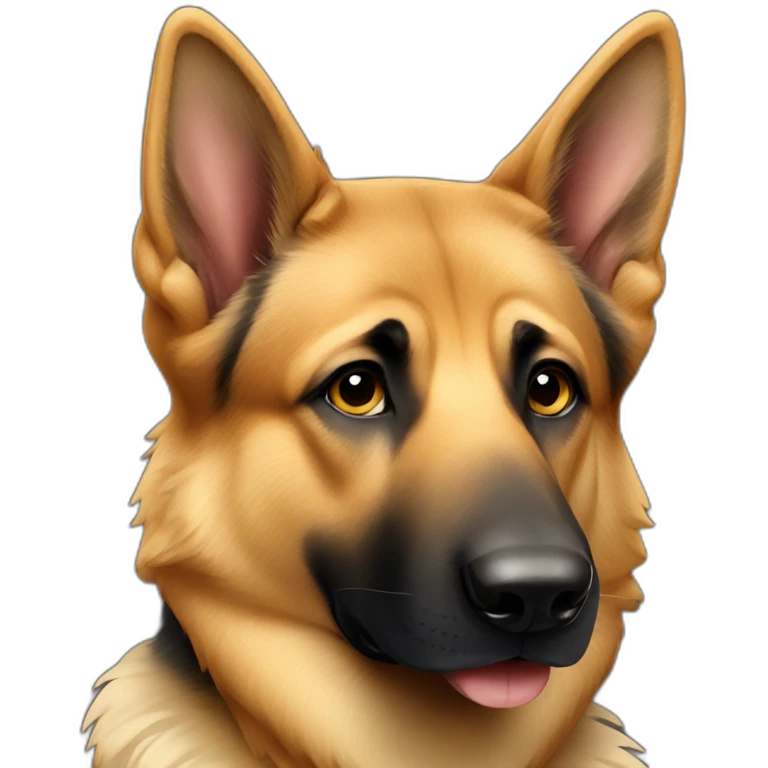 German shepherd emoji