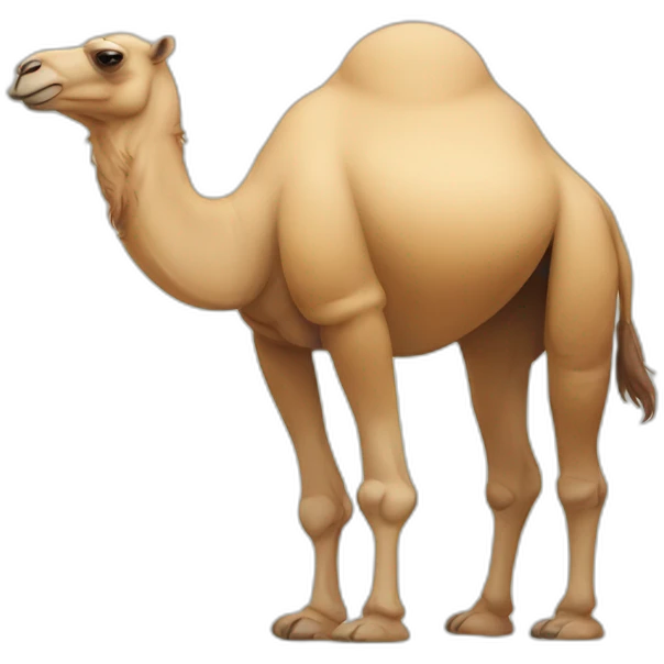 Fat anthro camel emoji