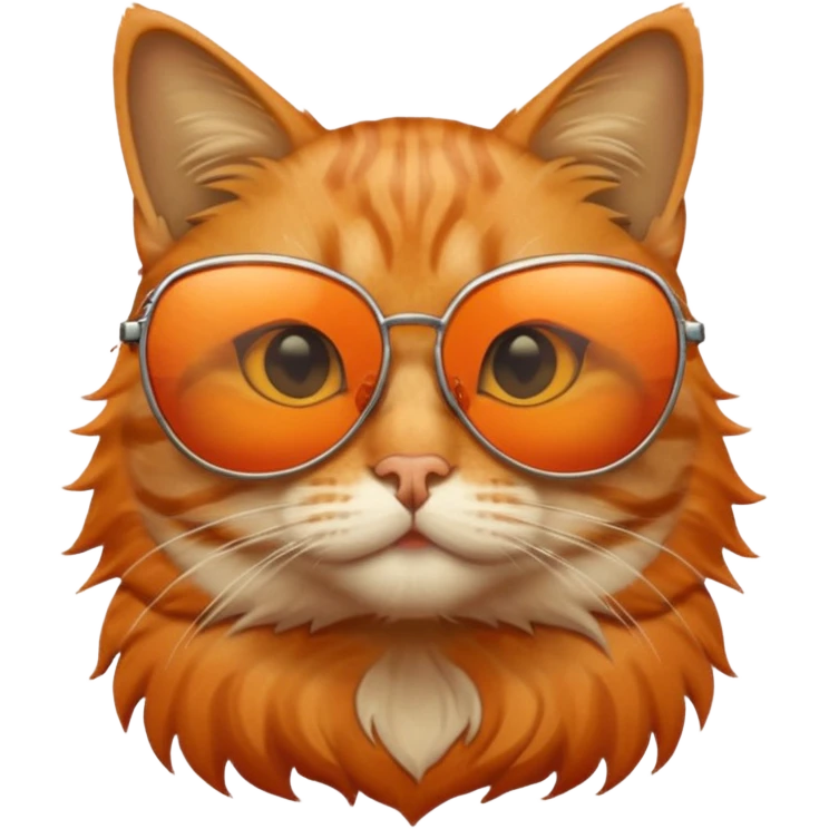 Cat wearing sunglasses emoji