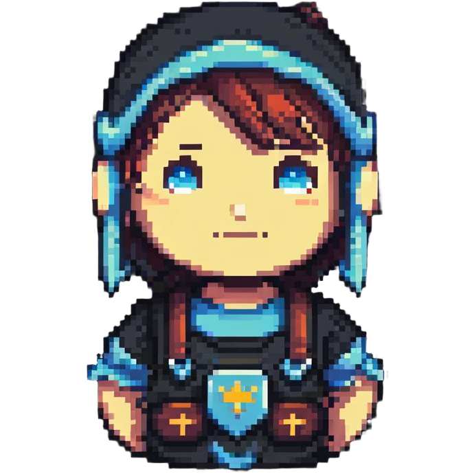 Epic gaming character avatar emoji