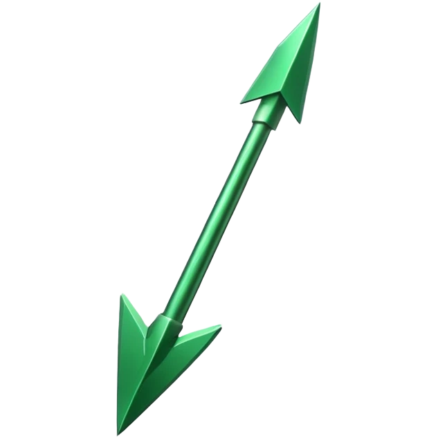 Green arrow pointing up emoji