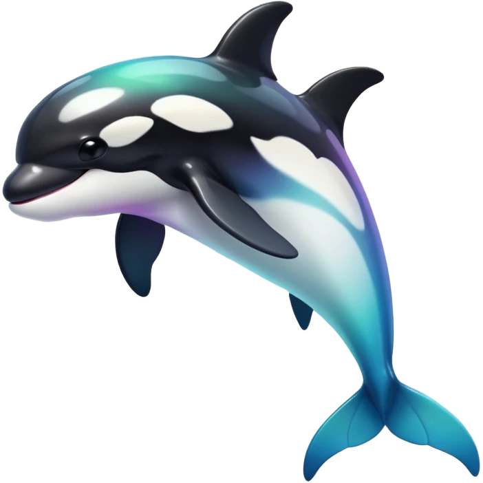 white blacks colorful gradient shiny glossy Fakémon-Digimon-orca-reptile-charizard-feraligatr-lizard-creature-hybrid (full body) emoji