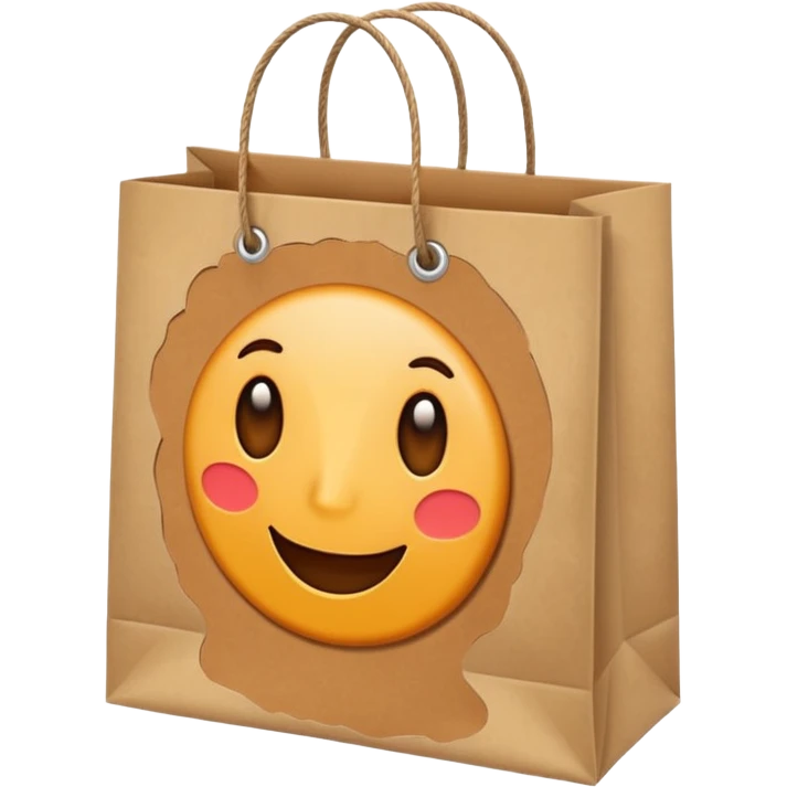 sac de shopping  emoji