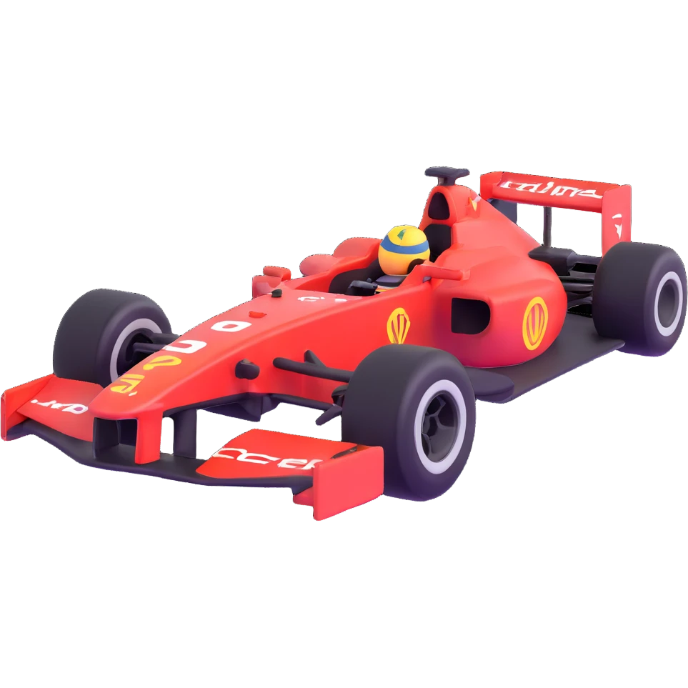 F1 racing car emoji