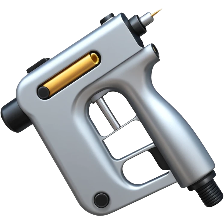 tattoo needle in portable tatto gun emoji