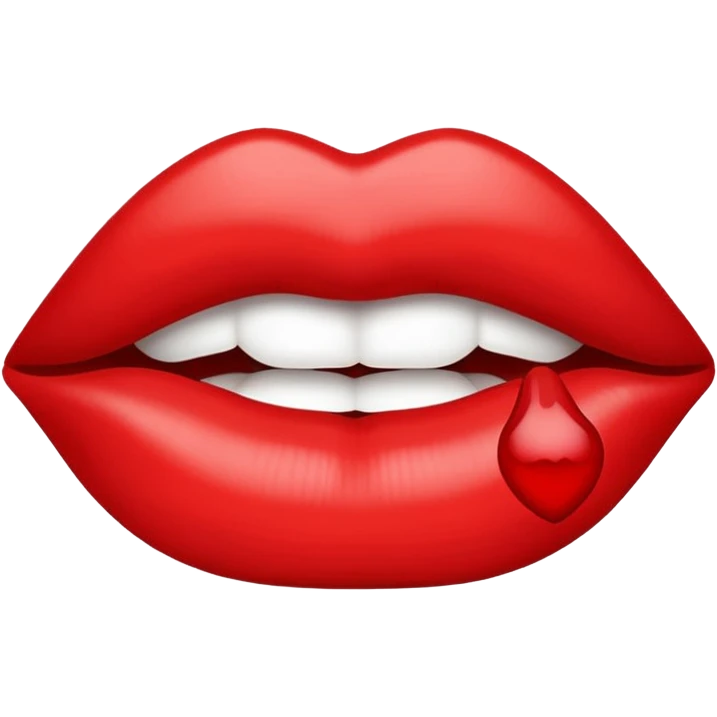 xoxo lip print emoji