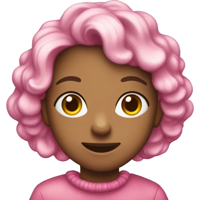 Christmas pink aeststic emoji