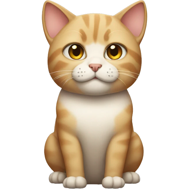Buff cat emoji