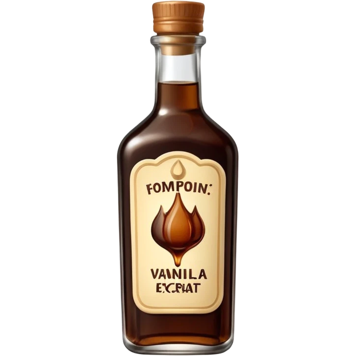 bottle of vanilla extract emoji