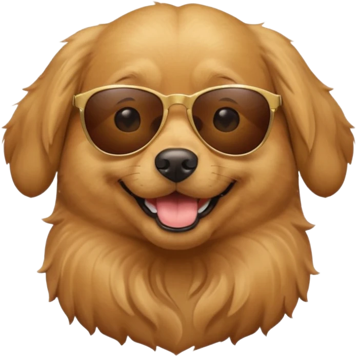 dog wearing sunglasses emoji