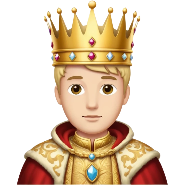 Person with a kings crown  emoji