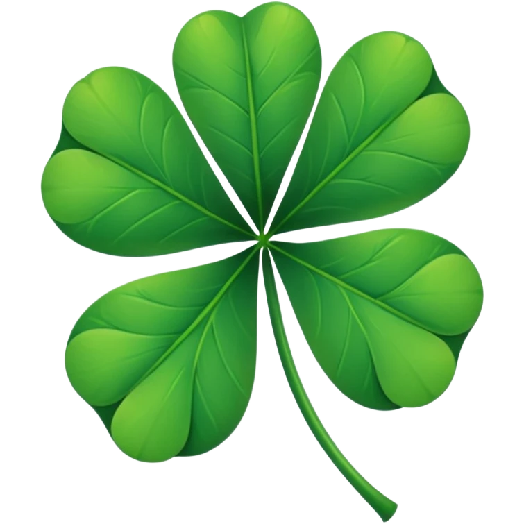four leaf clover emoji