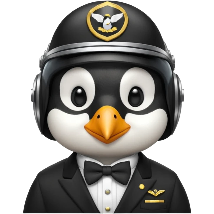 Pilot Penguin emoji