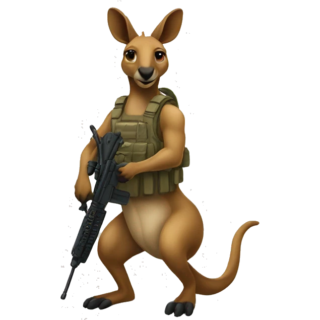 Tactical Kangaroo emoji