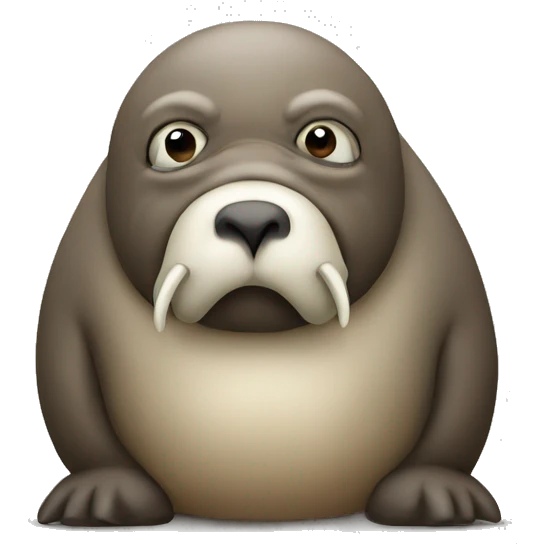 skeptical walrus emoji