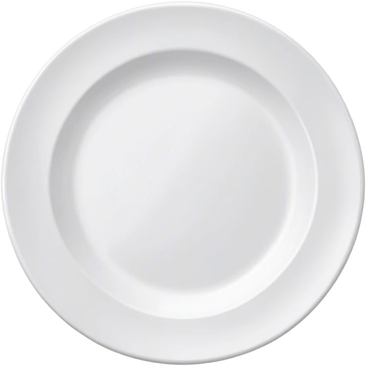 Empty plate  emoji