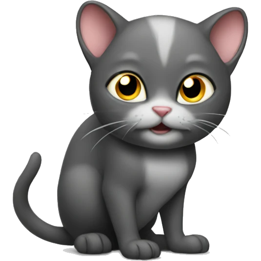 Cat and mouse combined emoji