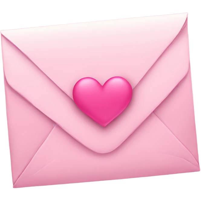 love letter pink emoji