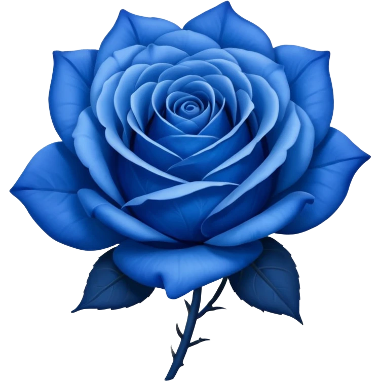 Rosa azul  emoji