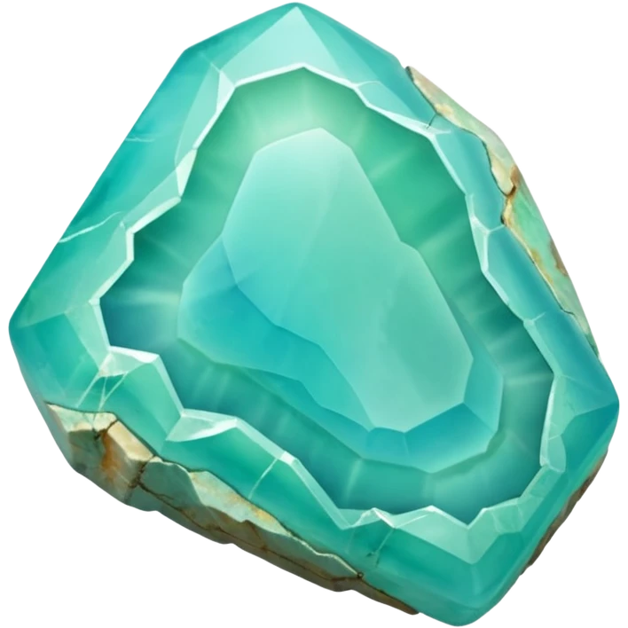 peruvian opal gemstone raw crystal mineral detailed emoji
