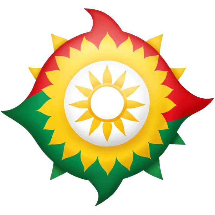 Kurdish flag emoji emoji
