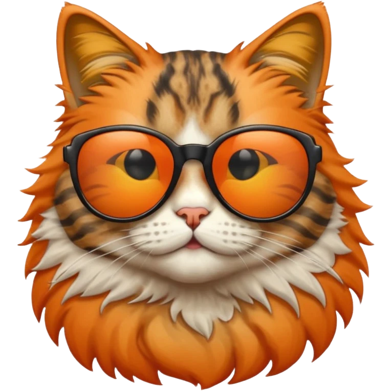 Cat wearing sunglasses emoji