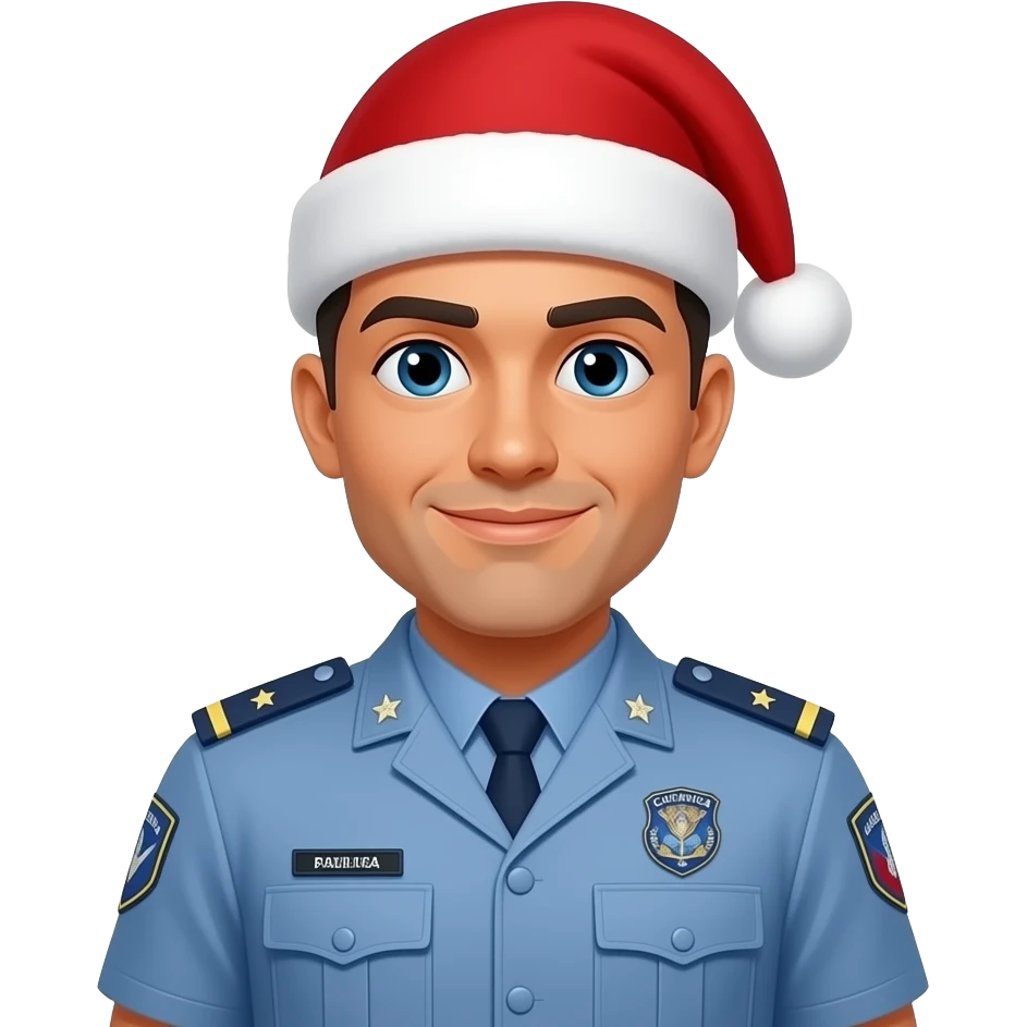 Homem com farda da policia militar de santa catarina, pmsc emoji