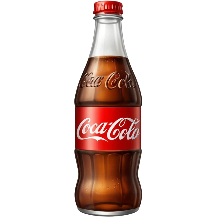 Coke glass bottle emoji