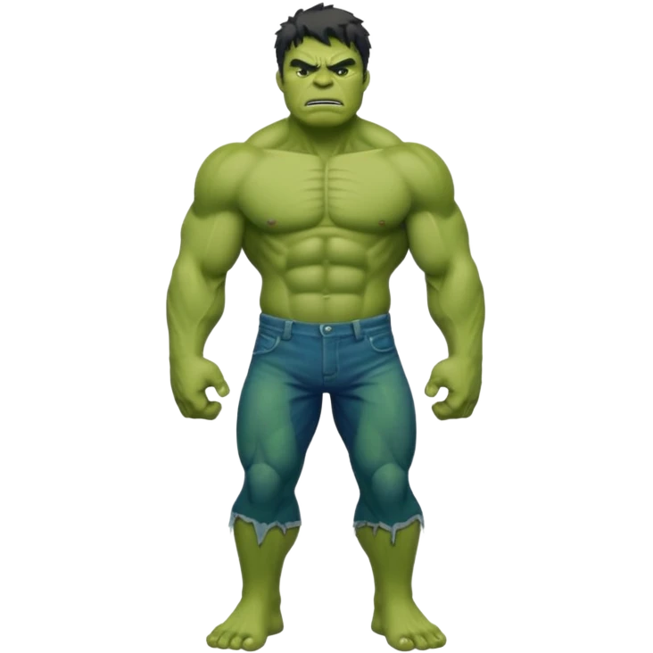 Hulk  full body emoji
