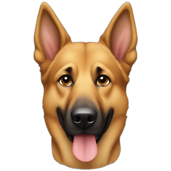 Chien berger allemand emoji