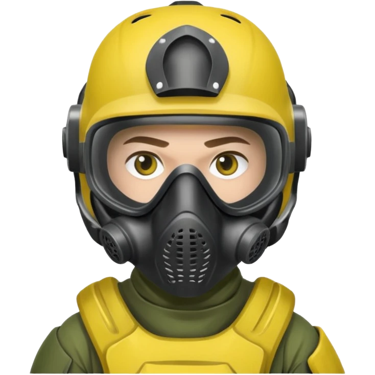 paintball player emoji