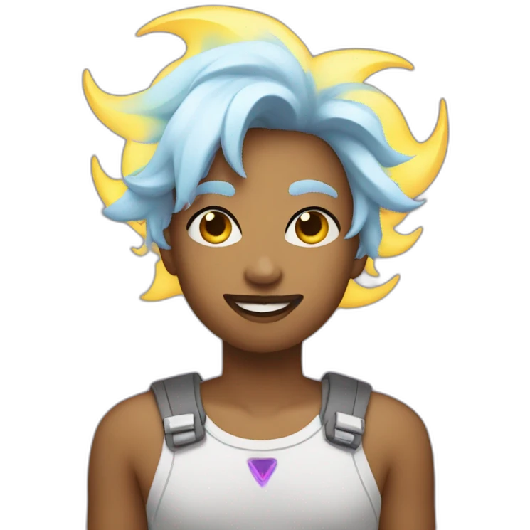 Electric queer emoji