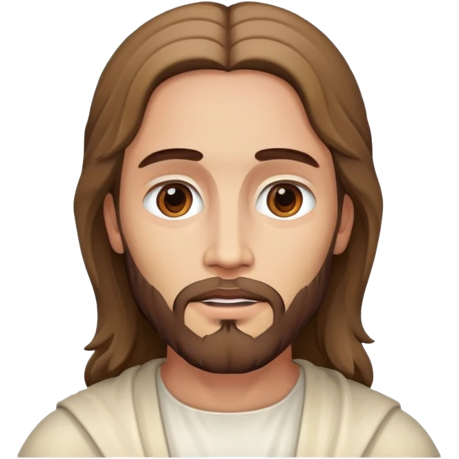 Jesus with makeup emoji