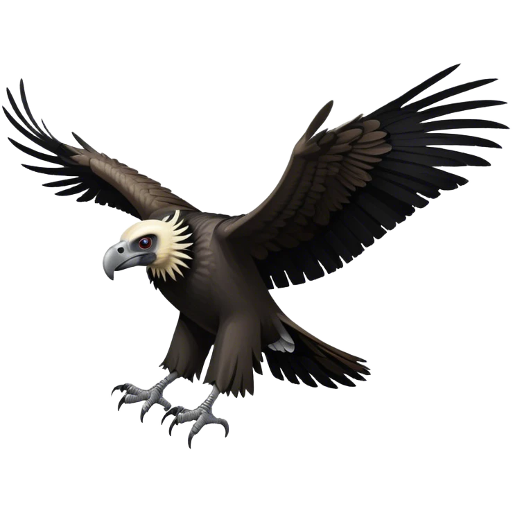 Vulture WINGS WIDE OPEN emoji