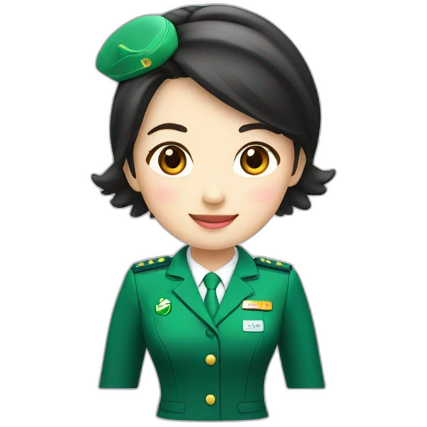 EVA Air cabin crew emoji