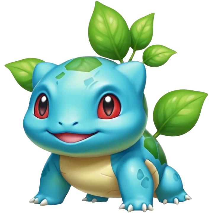 Shiny Exotic Bulbasaur-Squirtle-Chikorita-Hybrid-Creature emoji